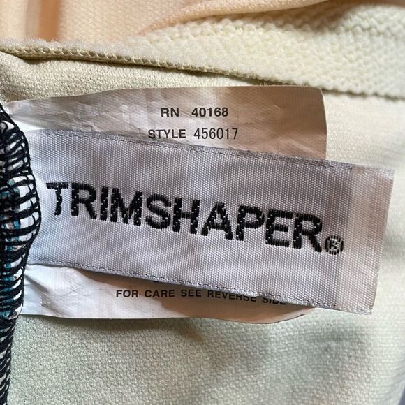 Floral Blue Women's Swim Top - Picture 3 of 4